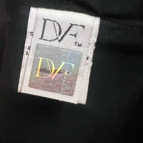 Diane Von Furstenberg Gold Zarita Stretch Lace Shift Dress Size 6 - Picture 3 of 10